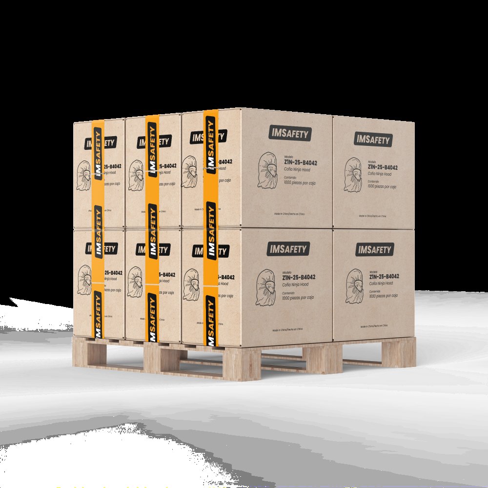 Suministro industrial IMS Global - pallet con cajas IMSAFETY